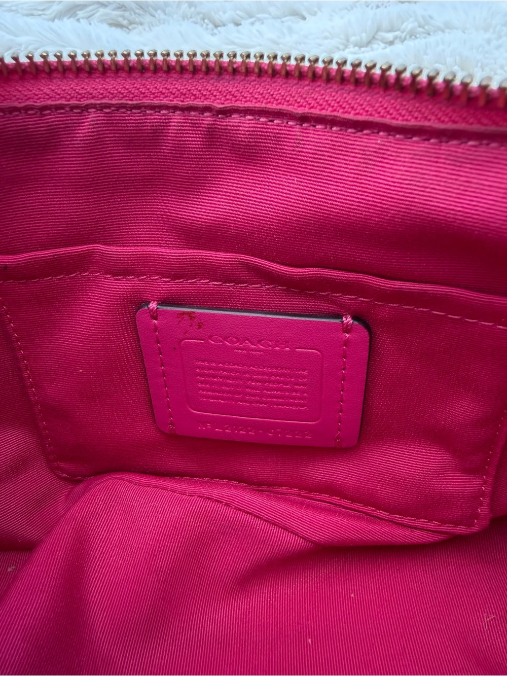 Coach Hot Pink Leather Crossbody Bag - Picture 8 of 10